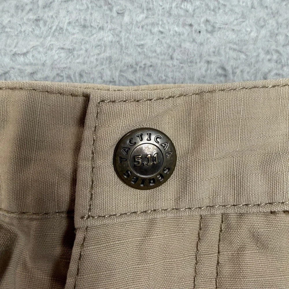 5.11 Tactical Series Mens Khaki Ripstop‎ Cargo Pants 34x32 Tan Outdoor Hiking